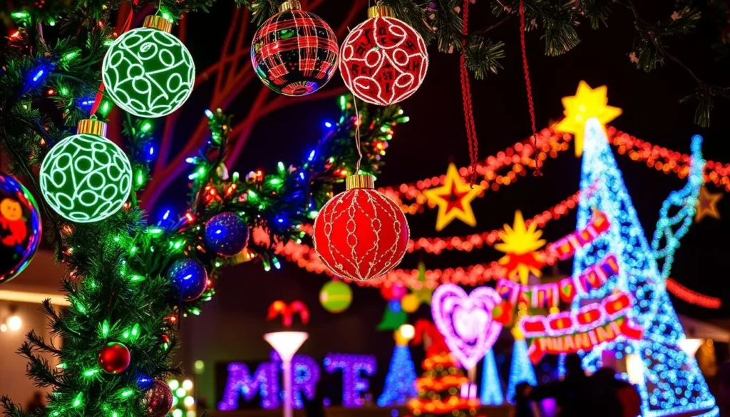 Image of Gresham holiday light display
