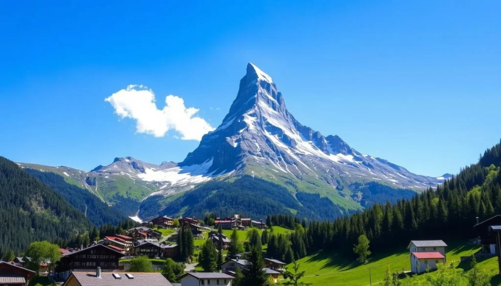Image of Grindelwald First with Finsteraarhorn in the background