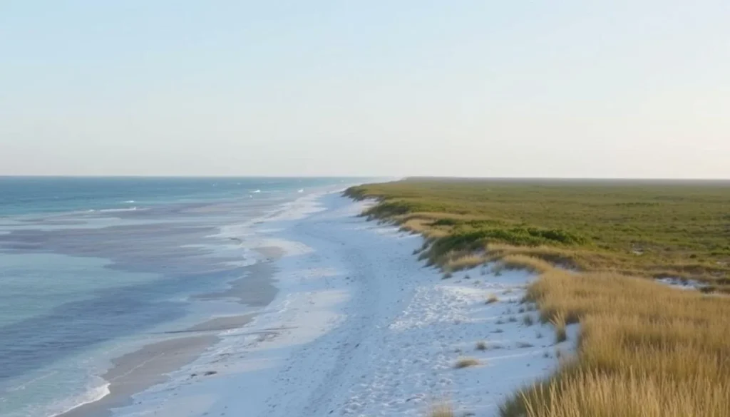 Image of Gulf Islands National Seashore with pristine beaches and wildlife.