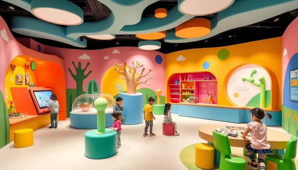 Image of Gyeonggi Children's Museum with interactive exhibits