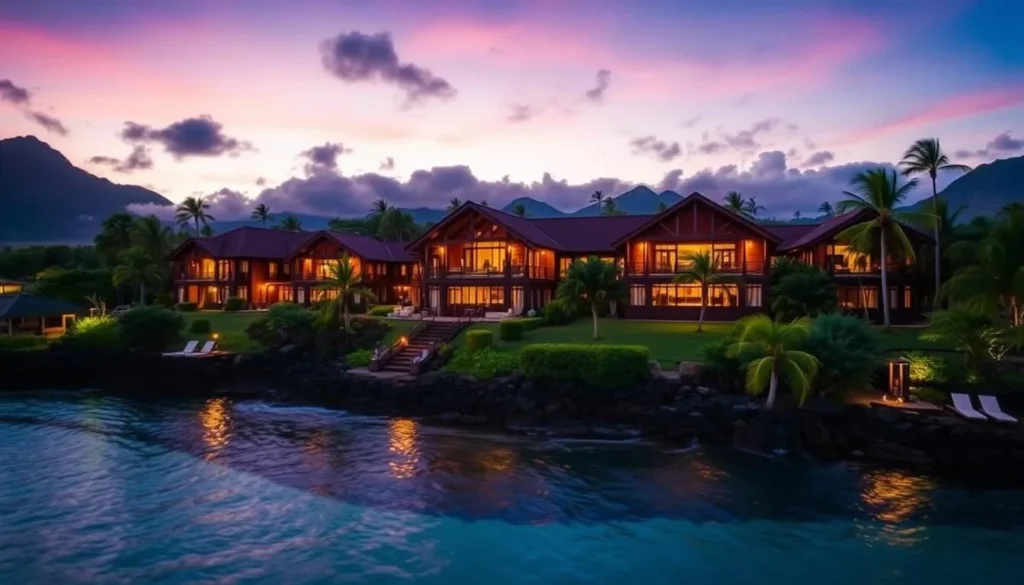 Image of Hanakee Pearl Lodge overlooking Ta'ahoa Bay