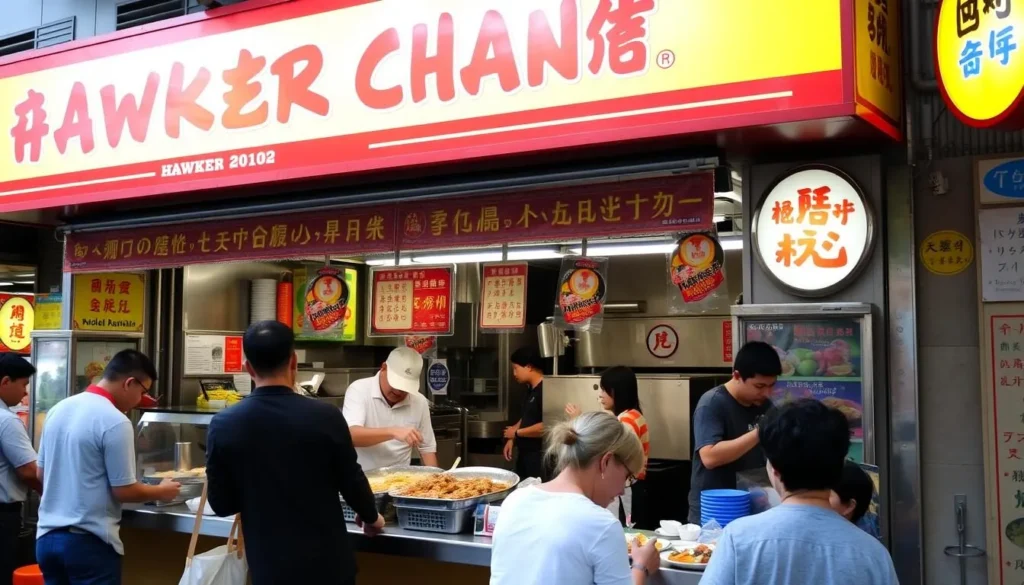 Image of Hawker Chan stall