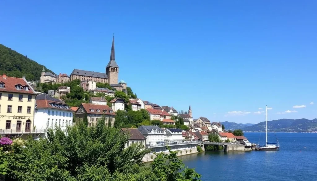 Image of Heiden town overlooking Lake Constance