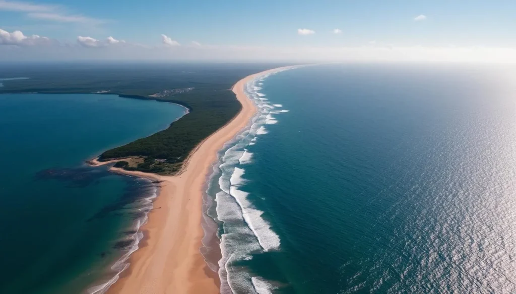 Image of Ibeno Beach with pristine coastline and Atlantic Ocean view