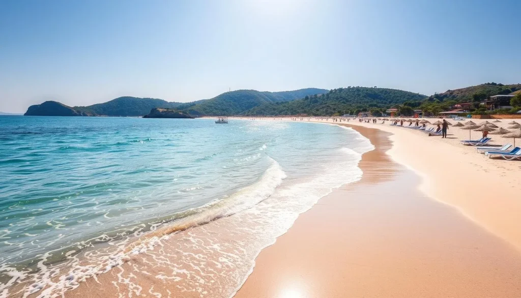 Image of Ilsan Beach with clear waters and soft sands