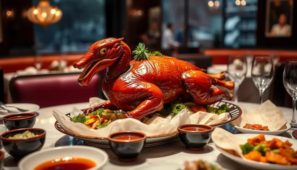 Image of Imperial Treasure Super Peking Duck being served