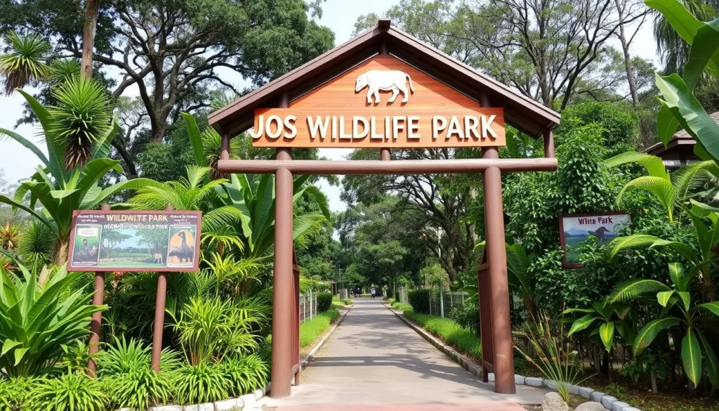 Image of Jos Wildlife Park entrance