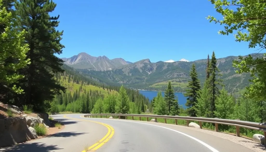 Image of June Lake Loop Scenic Drive during summer