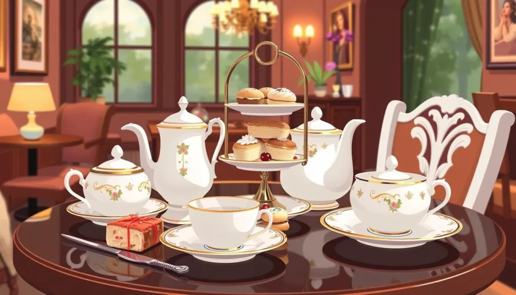 Image of Kafe Gallery's tea service