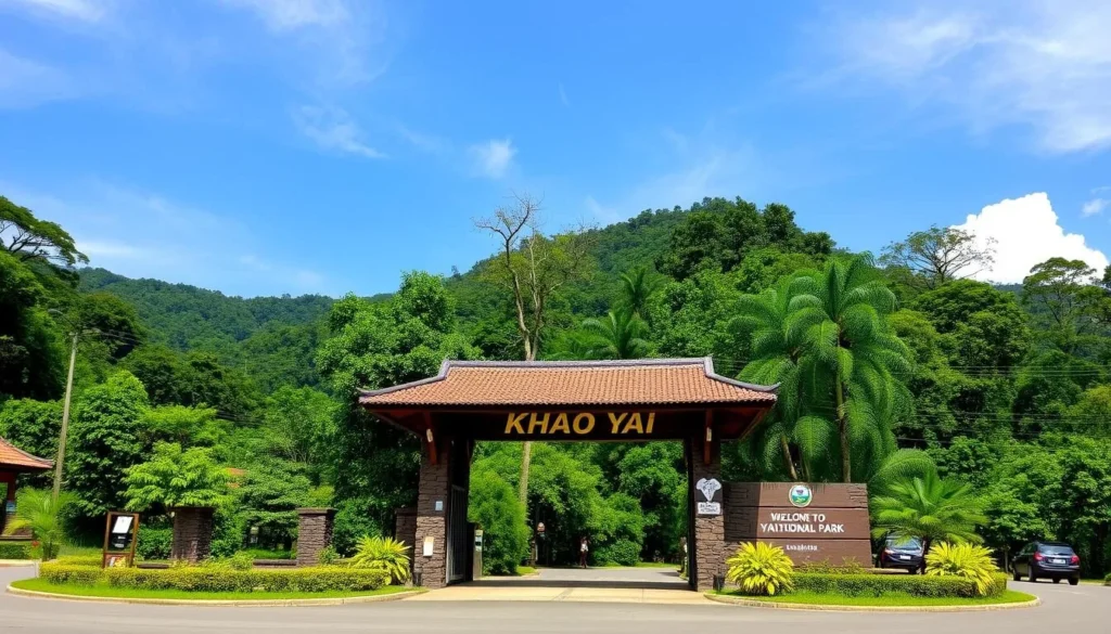Image of Khao Yai National Park's main entrance