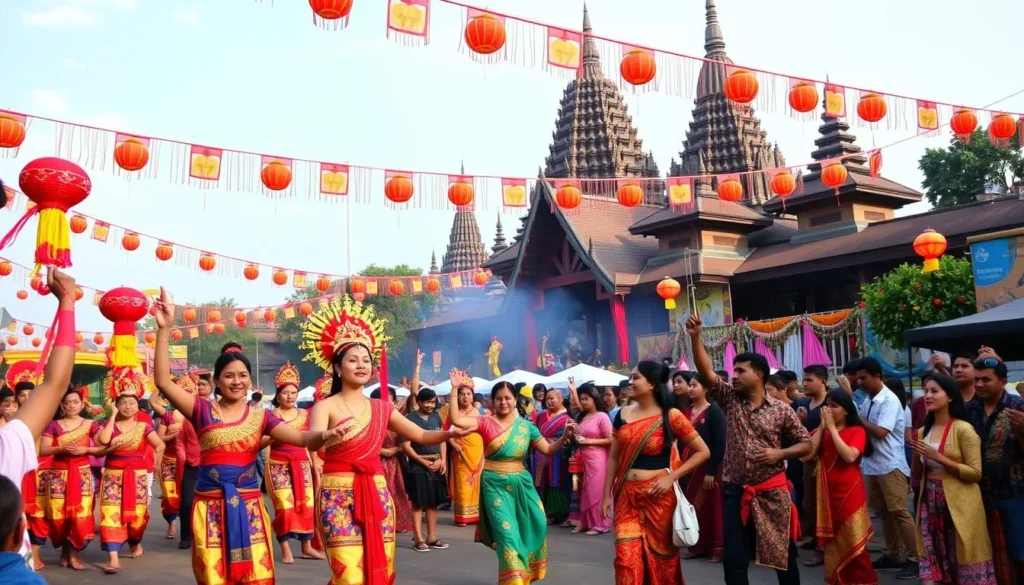 Image of Khmer New Year celebration in Siem Reap