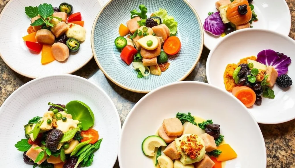 Image of Ki Su Shoujin Omakase's vegetarian omakase dishes