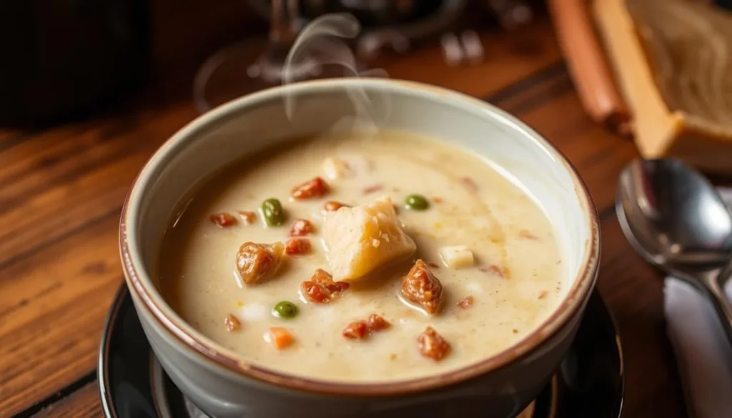 Image of Knoephla soup at The Boiler Room