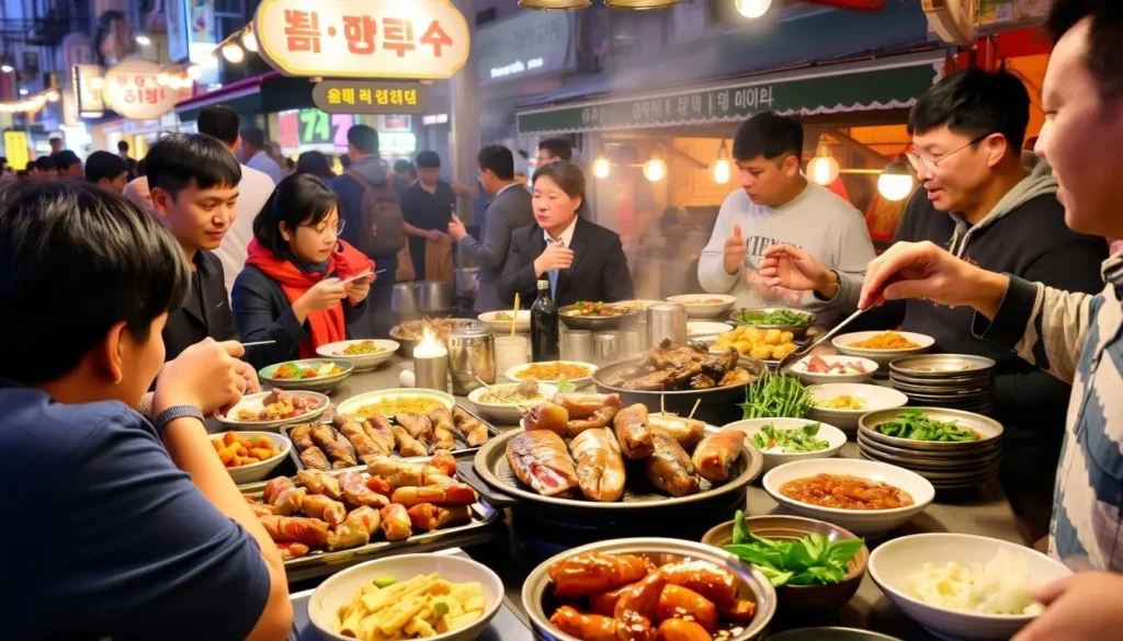 Image of Korean barbecue at Ilsan's Meat Street