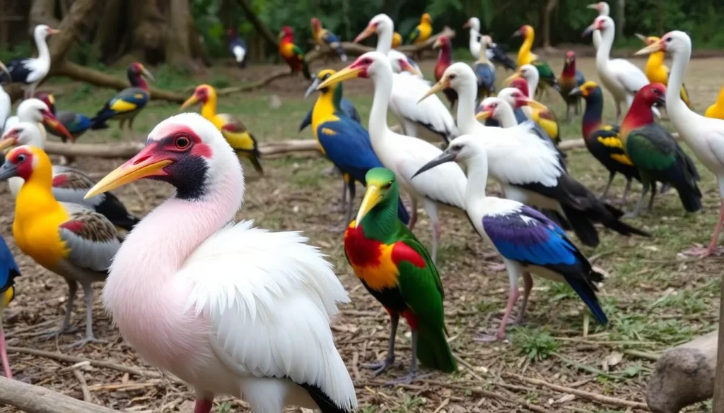 Image of Korsman Bird Sanctuary with various bird species