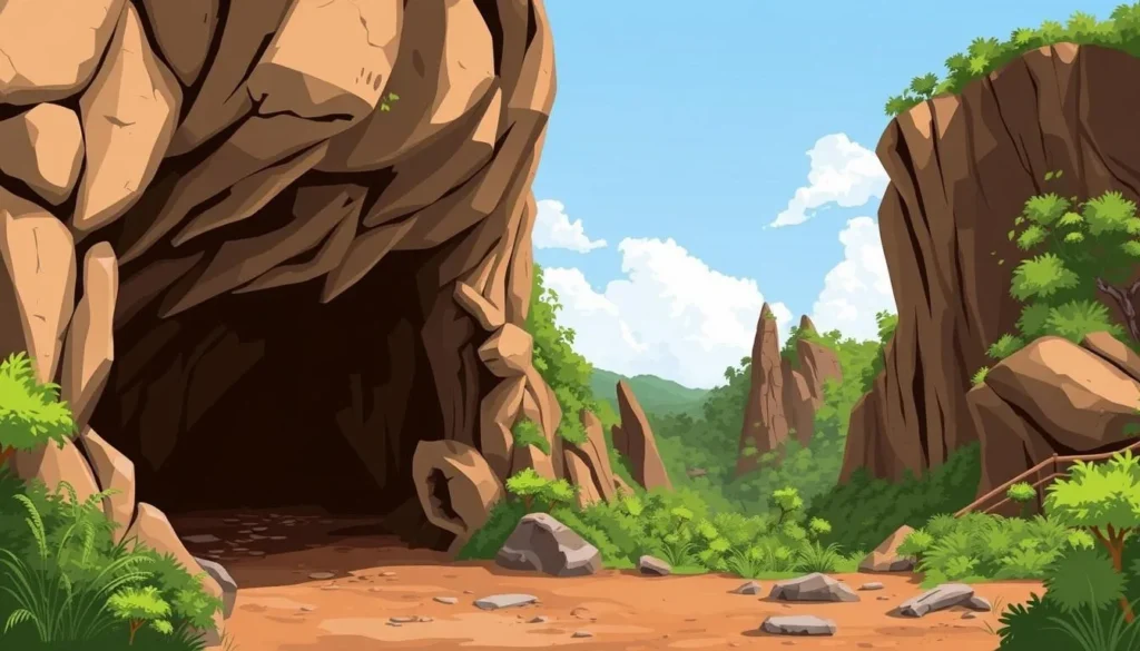 Image of Kweba de Oro cave entrance