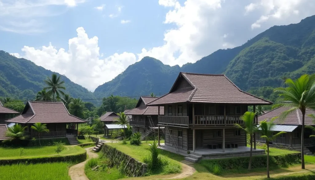 Image of Lac Village and Pom Coong