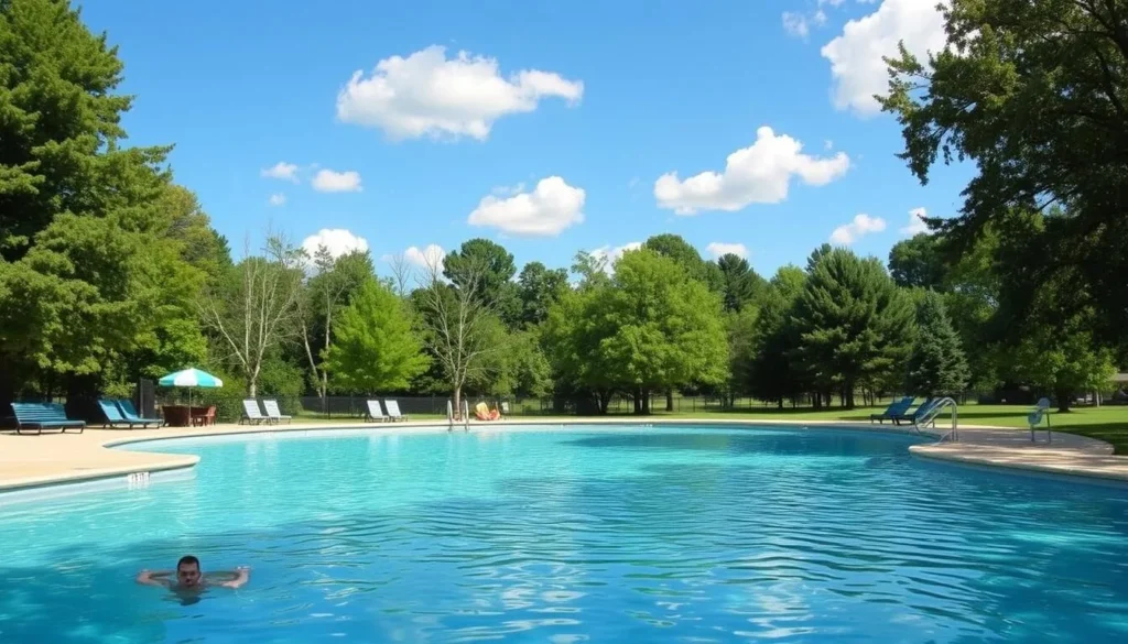 Image of Lake Murray State Park swimming pool