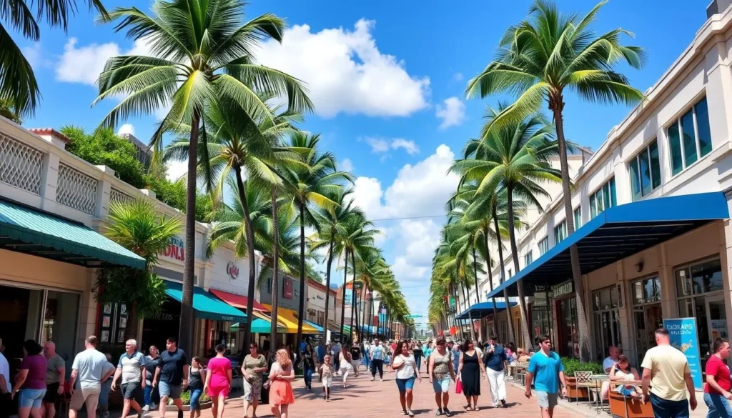 Image of Las Olas Boulevard in Fort Lauderdale