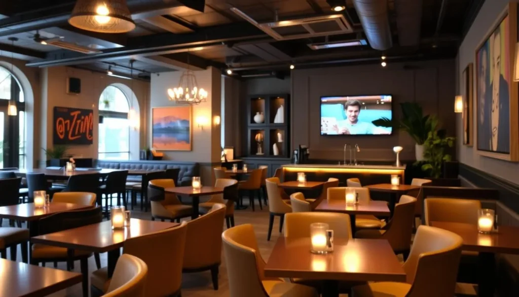 Image of Latitude Café and Lounge interior