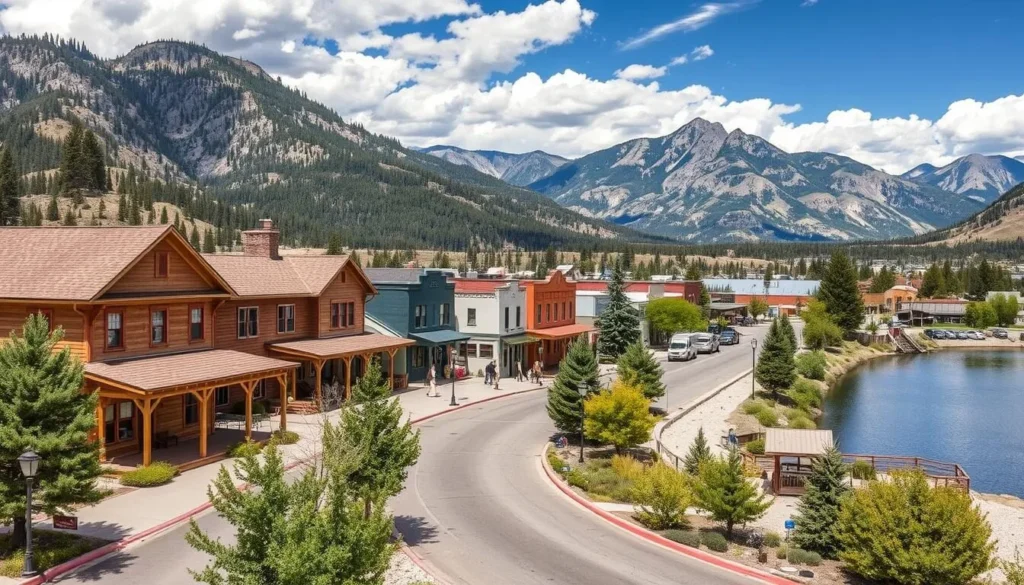 Image of Lee Vining town near Mono Lake