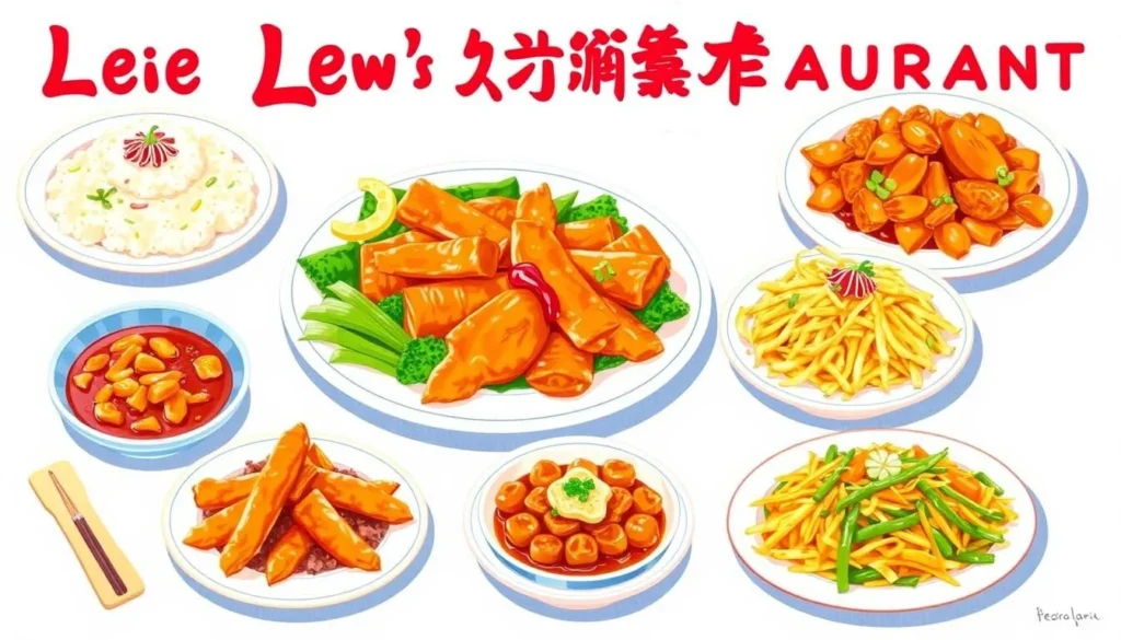 Image of Lee's Chinese Restaurant's popular dishes