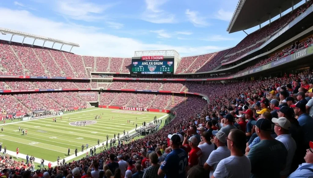 Image of Levi's Stadium on game day