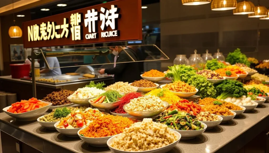 Image of Lian Xin Vegetarian Food Court's mixed rice station