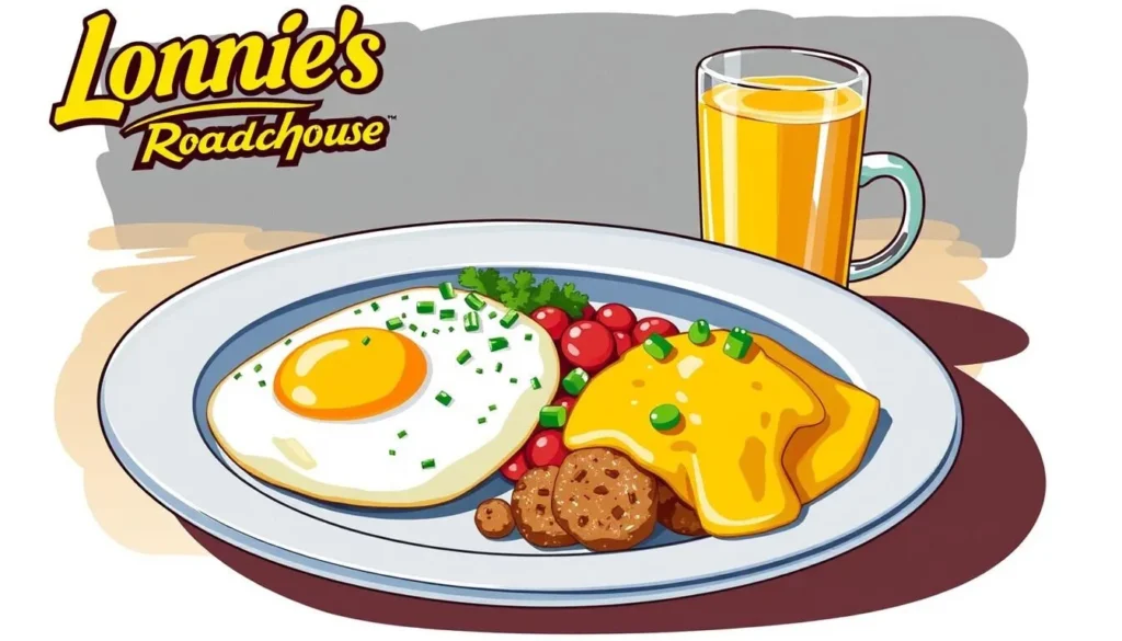Image of Lonnie's Roadhouse Café's signature breakfast dish