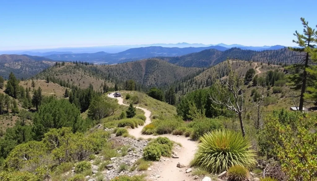 Image of Los Padres National Forest hiking trails