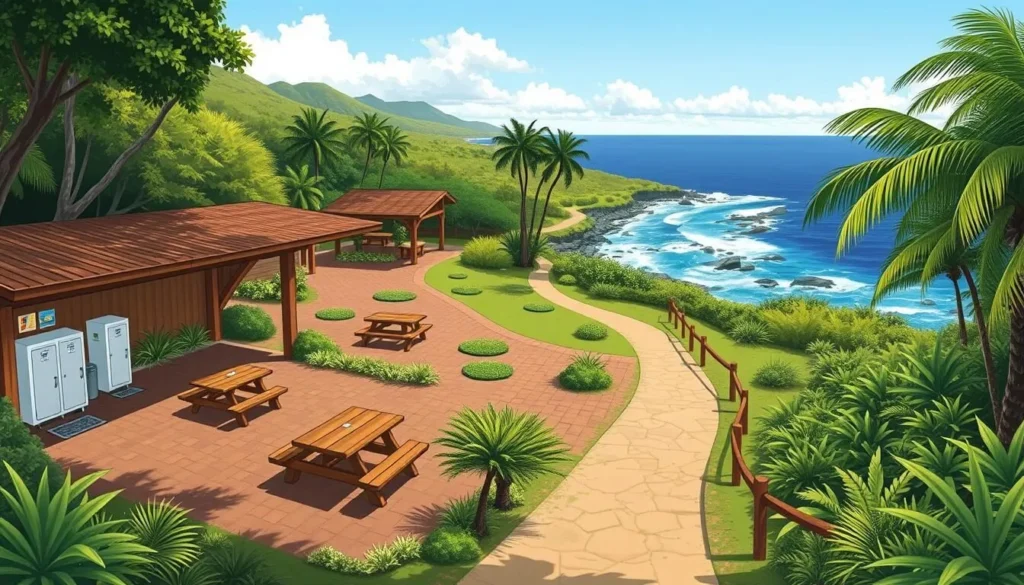 Image of Mākena State Park facilities