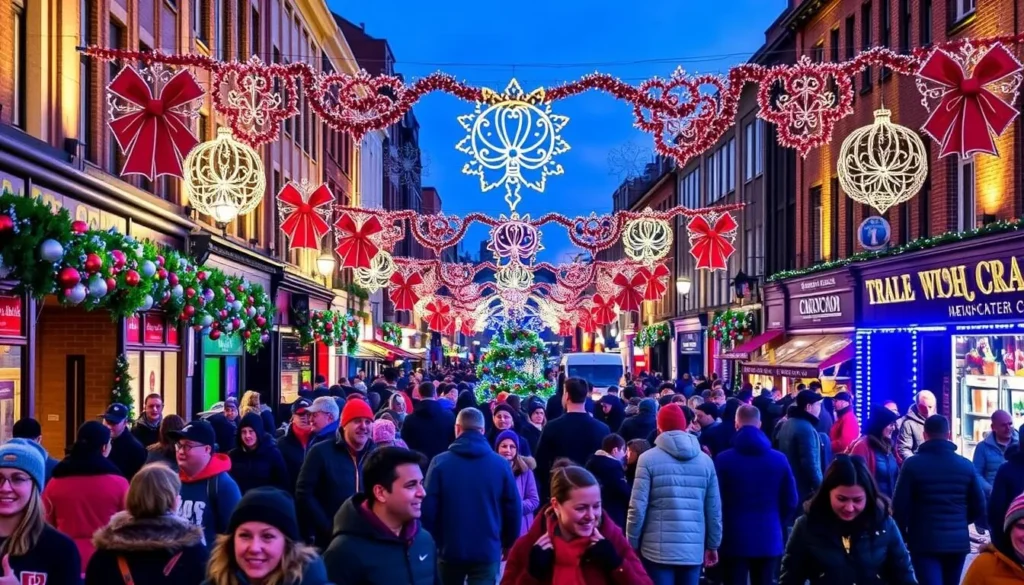 Image of Manchester's holiday celebration