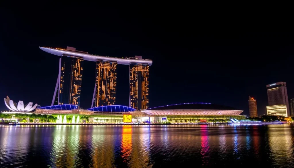 Image of Marina Bay Sands hotel in Singapore
