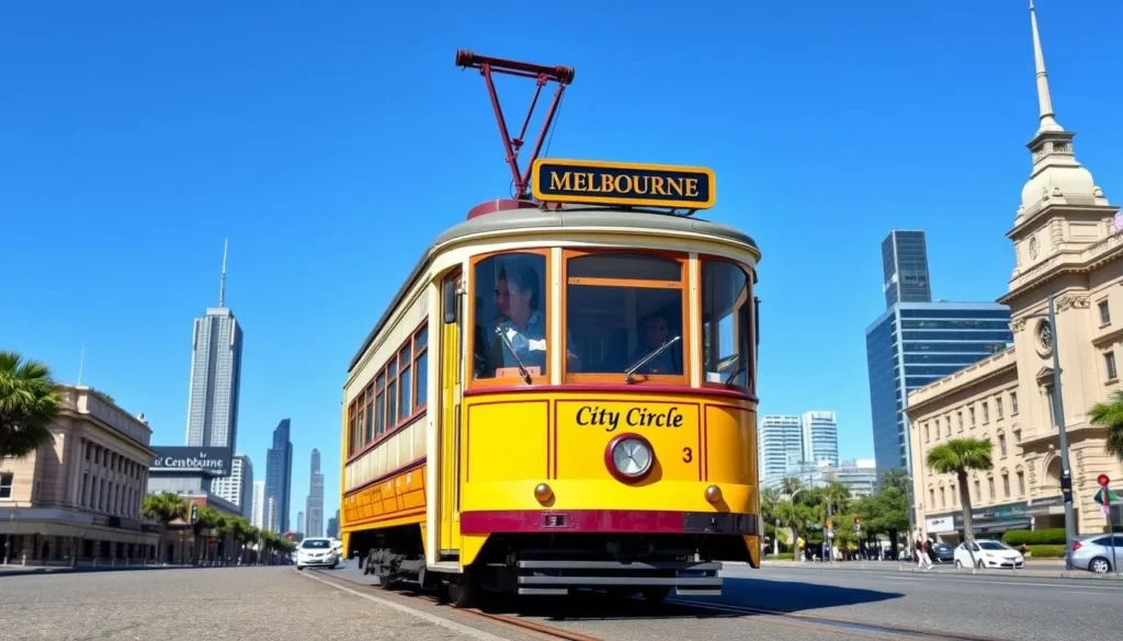 Image of Melbourne's City Circle Tram