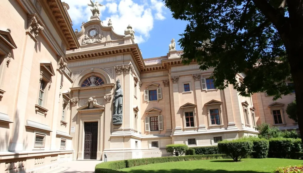Image of Milan Museum's historic building
