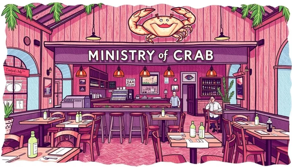 Image of Ministry of Crab restaurant in Colombo's Dutch Hospital
