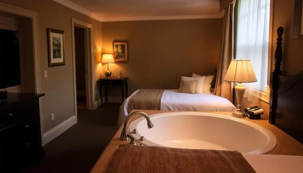 Image of Mossbrae Hotel room with a soaking tub