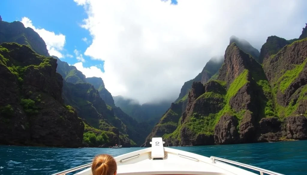 Image of Na Pali Coast boat tour