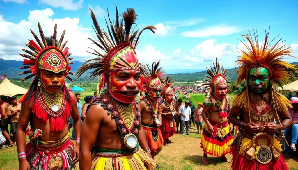 Image of National Mask and Warwagira Festival in Papua New Guinea