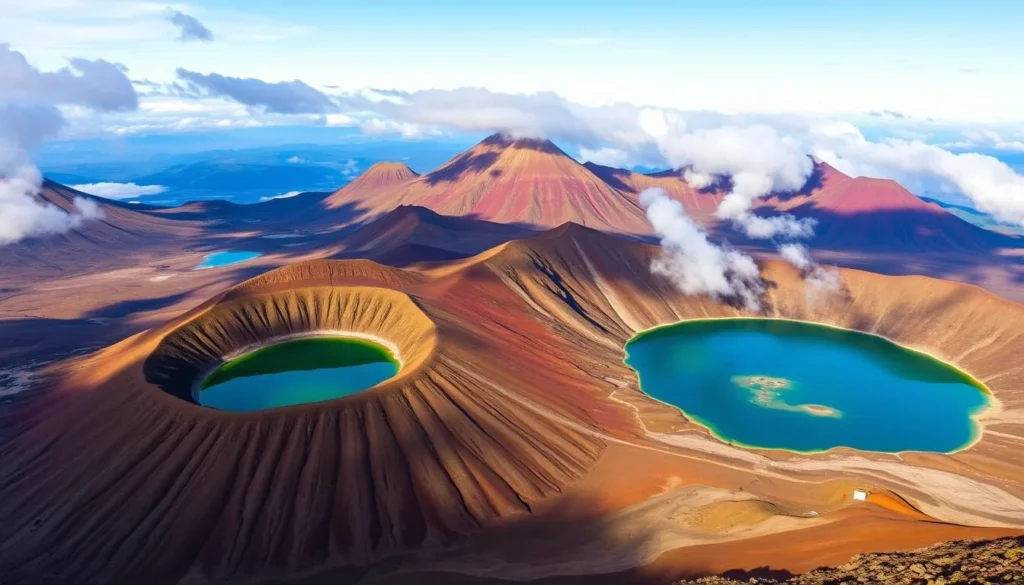 Image of Nevado de Toluca volcano with crater lakes