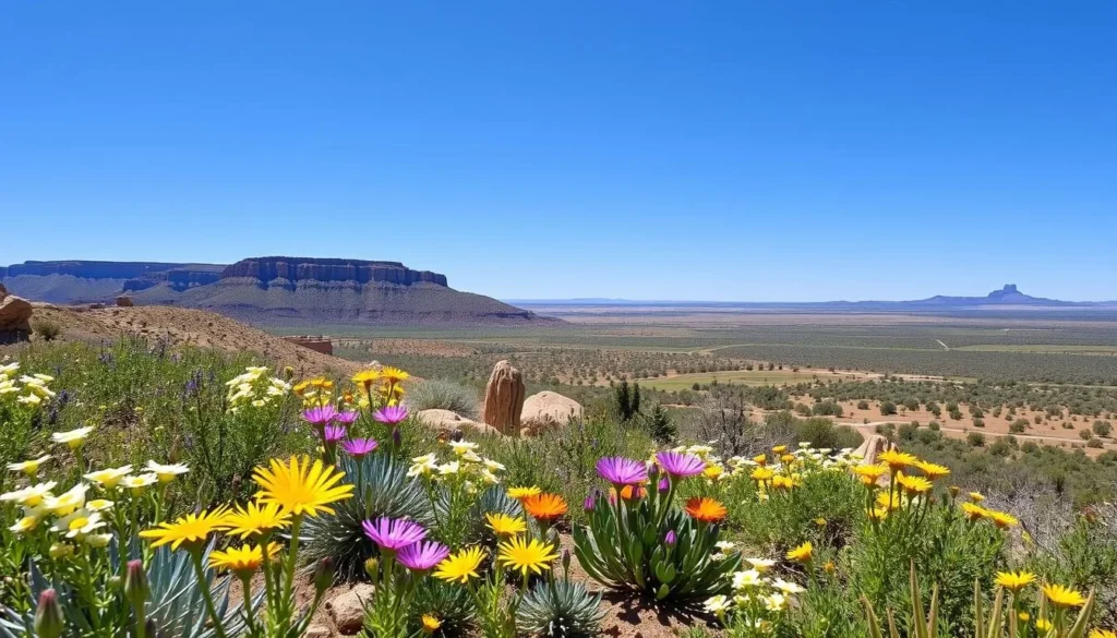 Image of New Mexico's landscape during spring