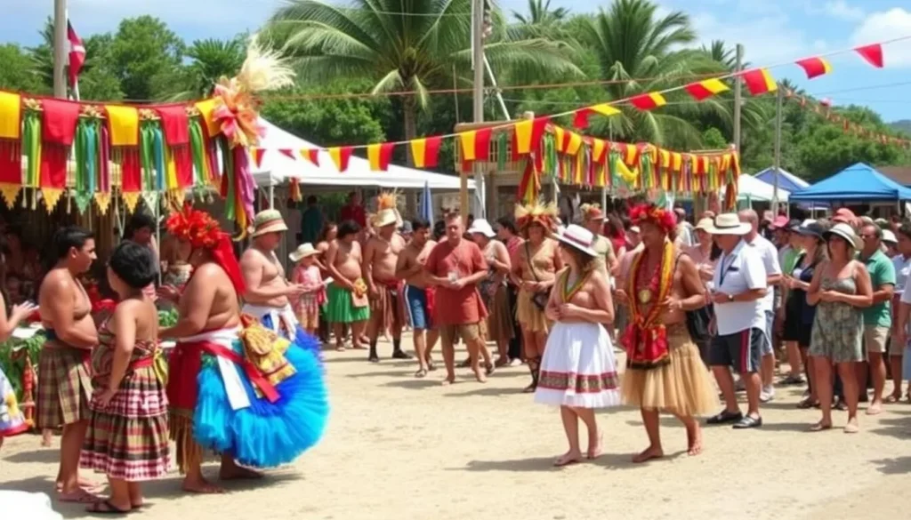 Image of Norfolk Island festival scene