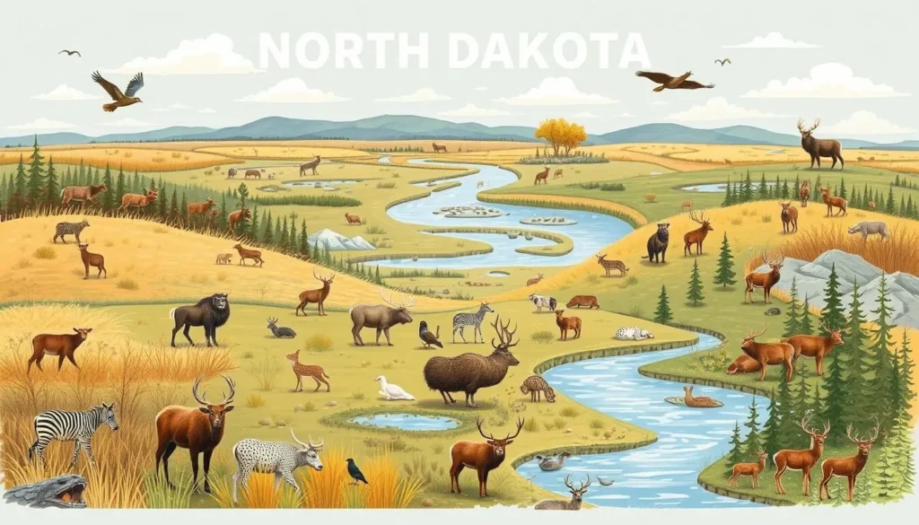 Image of North Dakota wildlife viewing opportunities