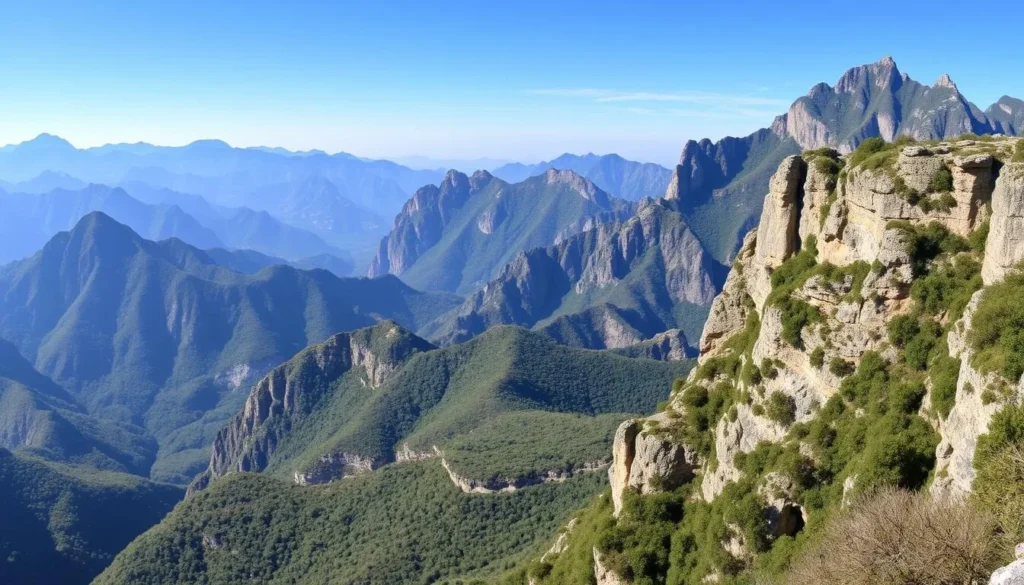 Image of O Quy Ho Pass with a panoramic view of the Hoang Lien Son mountain range