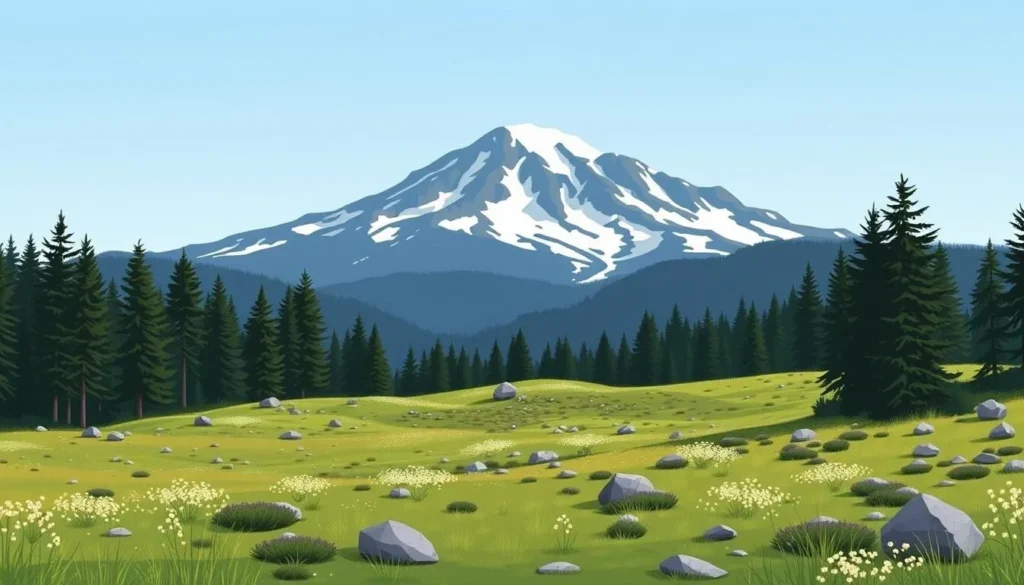 Image of Panther Meadows, a sacred site on Mount Shasta