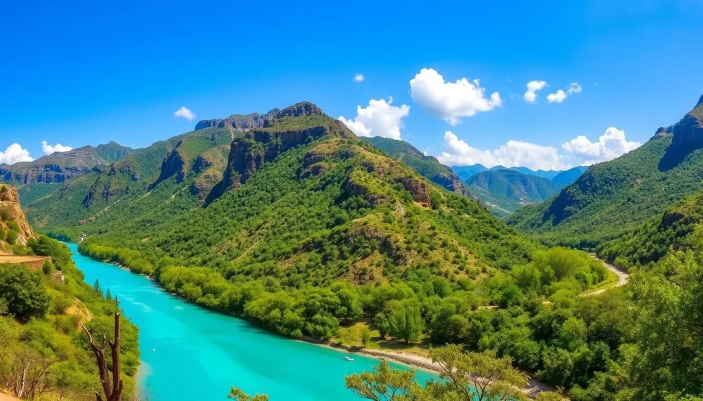 Image of Paradise Valley's turquoise waters and lush greenery