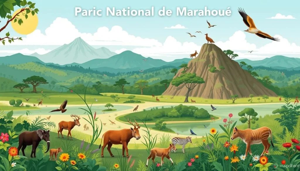 Image of Parc National de Marahoué with diverse wildlife and ecosystems