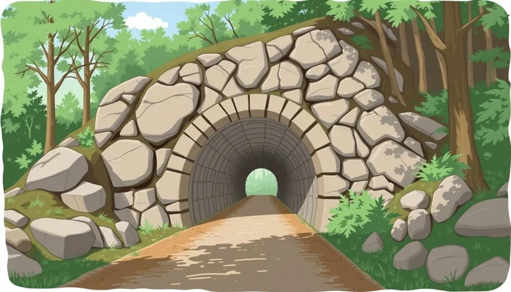 Image of Partington Cove Trail tunnel