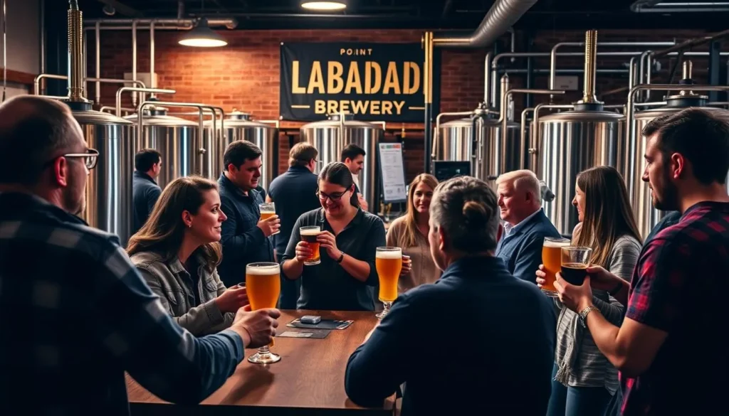 Image of Point Labaddie Brewery's tasting event or brewery tour