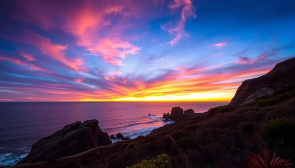 Image of Point Lobos State Natural Reserve at sunrise